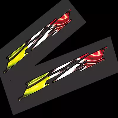 MV Agusta F4 REFLECTIVE Decals Graphics Italian Flag Design X 2 Pieces. • $7.02