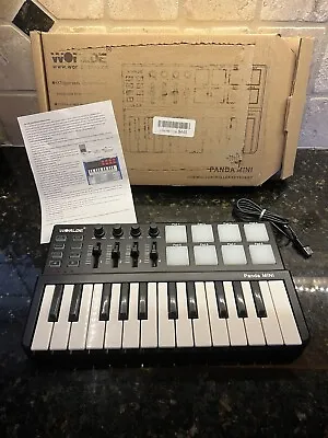 Worlde Panda Portable Mini 25-Key USB Keyboard And Drum Pad MIDI Controller • $44