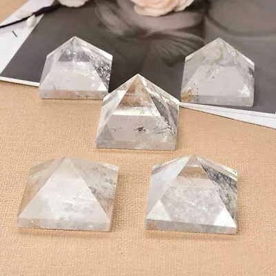 2x Orgone Pyramid Energy Generator Emf  Clear Crystal Meditation Orgonite • $14.95