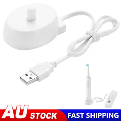 USB Plug Electric Toothbrush Charger Dock For Braun Oral B Charging Base AUS • $13.15