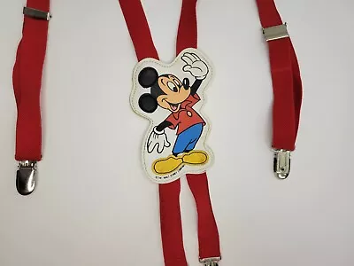 Vintage Mickey Mouse Boys Suspenders • $5