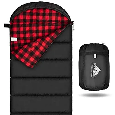 Mcota Cotton Flannel Sleeping Bag For Adults 100% Cotton Lining Sleeping Bag • £57.64