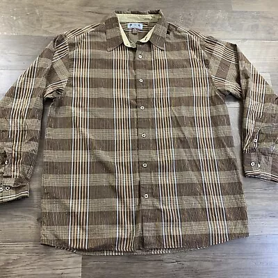 PJ Mark Western Gold Thread Button Shirt Men’s Sz 2XL • $17.95