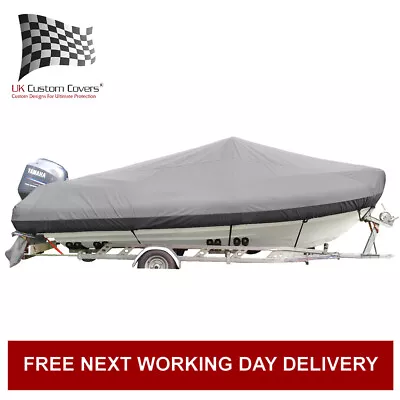 £64.95 • Buy Heavy Duty Rib Boat Cover Speed Boat Inflatable Rib Dinghy Waterproof Cover Grey