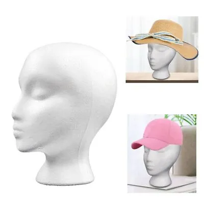 Male & Female Foam Styrofoam Mannequin Manikin Head Stand Model Wig Hat Display/ • $12.29