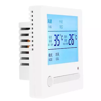AC220V Intelligent LCD Thermostat Fan Coil Temperature Controller Air UK • £18.77