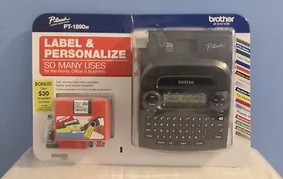 Brother P-touch Label Maker PT-1890w With BONUS Supplies BRAND NEW • $40