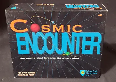 1991 Mayfair Games Cosmic Encounters Strategy Board Game Unpunched Complete • $49.99