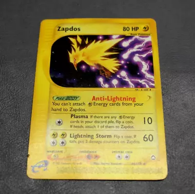 Zapdos 44/147 Pokemon Trading Card E-Reader • $11.95