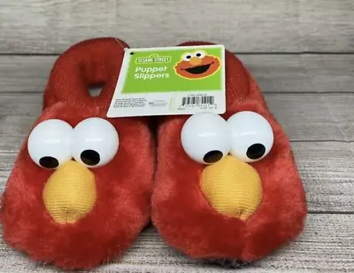 Sesame Street Elmo Toddler Slippers Size 7/8 • $9.99