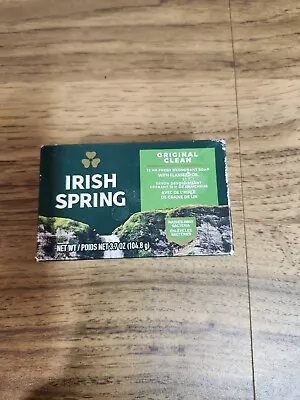 New Vintage Irish Spring Original Scent Bar Soap • $6