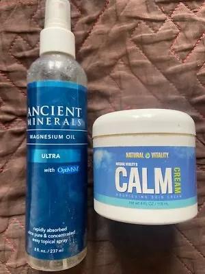 $7.50 • Buy Ancient Minerals - Magnesium Oil UTRA MSM Spray & Cream