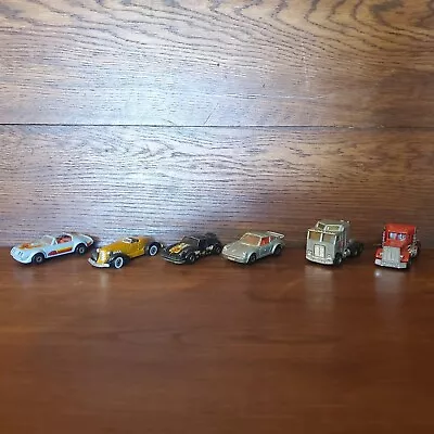 Matchbox And Hot Wheels Vintage Mixed Lot Of 6 Cars And Semis • $14.99