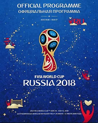 £9.99 • Buy WORLD CUP FINALS 2018 RUSSIA - Official Tournament Programme - MINT CONDITION