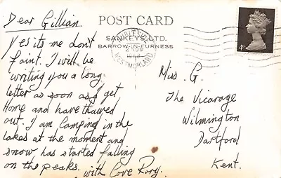 FAMILY HISTORY - GENEALOGY - POSTCARD - Miss G - DARTFORD WILMINGTON VICARAGE • £2.99