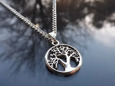 Tree Of Life Pendant Necklace With Silver Plated Chain By Hudegate • £2.99