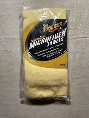 Meguiars X2020 Supreme Shine Microfiber Towels (Pack Of 3) For Auto Detailing • $8.95