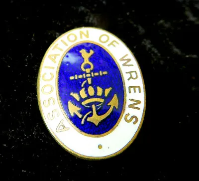 £7.50 • Buy WRNS ASSOCIATION BROOCH - Royal Navy -  PERFECT