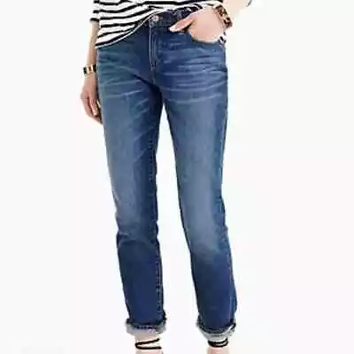 J.Crew Slim Broken In Boyfriend Jeans Selvedge Denim Slouchy Relaxed Size 30 • $39