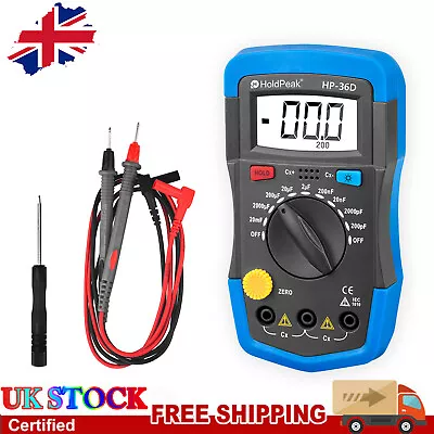 Mini LCD Digital Multimeter LCR Meter Resistance Capacitance Inductance Tester • £18.99