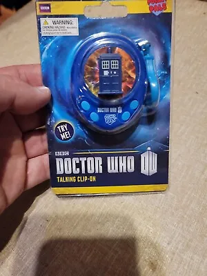 Doctor Who TARDIS Talking Clip On Keychain - Pocket Pal & Backpack Keyring • £10.44