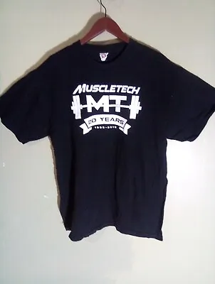 Alstyle Black Muscle Tech T-shirt Size XL Pit To Pit 22  • $16