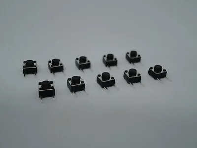 10 Pcs Pack Lot 6x6x5mm Momentary Push Micro Button Tactile Switch Side 2 Pins • $10.82