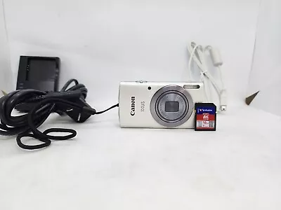 Canon IXUS 160 20MP White Digital Camera (Working) W/ 16 GB Card Charger Cable • $116