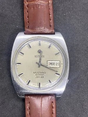 Roamer Mustang D+d Indianapolis Mens Automatic Watch • $150