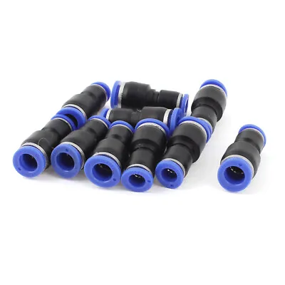 10pcs 3/8  To 5/16  Tube OD 2 Way Straight Push In Pneumatic Quick Fittings • $12.03