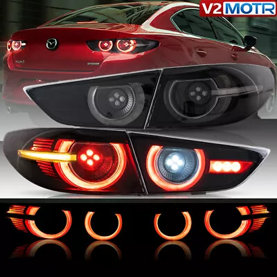 2X VLAND Full LED TailLights For Mazda3 Axela Sedan Accessories 19-22 Sequential • $379.99