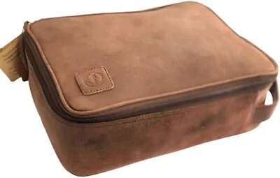 Handmade Toiletry Bag For Men Shaving Dopp Kit For Travel Water-resistant Bag • $67.99