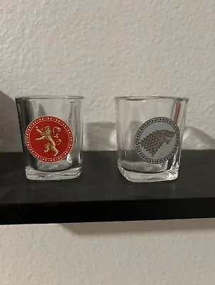 Game Of Thrones Shot Glasses - Set Of 2 - HBO Official • £9.64