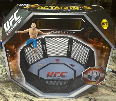 UFC Ultimate Fighting Championship OCTAGON Ring Playset Zuffa Jakks Pacific 2009 • $70