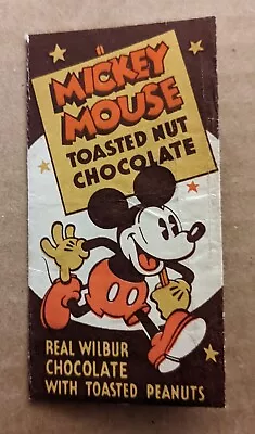 1930's Mickey Mouse Candy Bar Wrapper Horace Horsecollar Back • $9.99