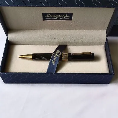 Montegrappa Symphony Celluloid Charcoal Ballpoint Pen • $294.95