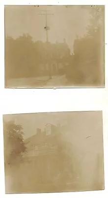 Lot Of 2! 1898 Photos White House On GERMANTOWN AVE Philadelphia PA Antique • $9.99