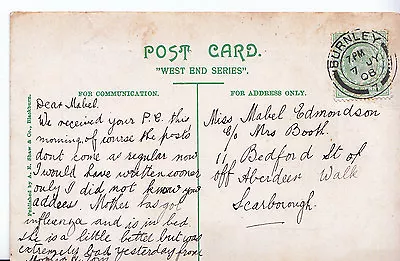 £3.99 • Buy Genealogy Postcard - Family History - Edmondson - Scarborough  U4162