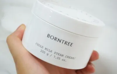 [BORNTREE] Gold Milk Steam Cream - 200g K-Beauty • $25