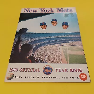 1969 New York Mets Official Year Book Program Magazine Mlb Championship Season • $5.44