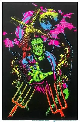 Frankenstein Monster Blacklight Poster 23  X 35  • $14.49