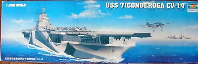 Trumpeter 1:350th Scale USS Ticonderoga (CV-14) WW2 Aircraft Carrier - No Planes • $69.99