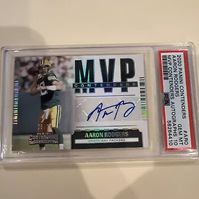 2020 Contenders Aaron Rogers MVP Contenders Auto  25/25 PSA 10 GEM MT 💎💎💎  • $100