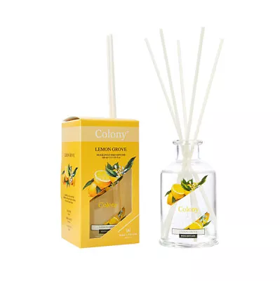 Wax Lyrical Colony Lemon Grove Reed Diffuser 100 OR 200ml With REEDS • £19.99