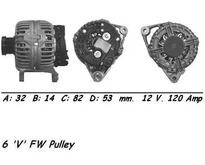 WAI Alternator For Porsche 911 Carrera M9600/M9601/M9604 3.4 (10/1997-10/2001) • £241.85