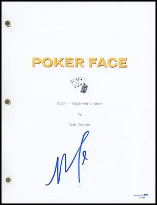 Natasha Lyonne  Poker Face  AUTOGRAPH Signed Complete Pilot Episode Script ACOA • $150