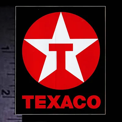 TEXACO Oil Company Gas Station - Original Vintage 70’s 80s Racing Decal/Sticker • $4.75