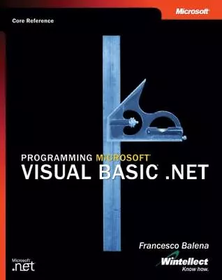 Programming Microsoft® Visual Basic® .NET (Core Reference) By Balena Francesco • $6.74