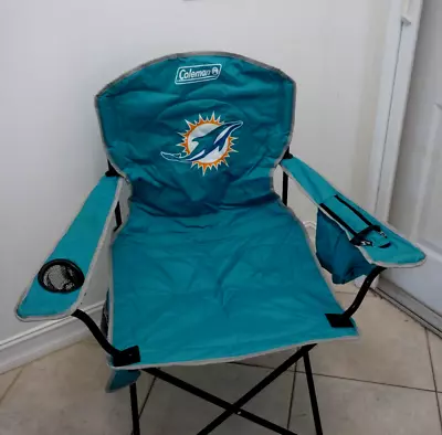 NFL MIAMI DOLPHINS Coleman Oversized Cooler Quad Chair • $50