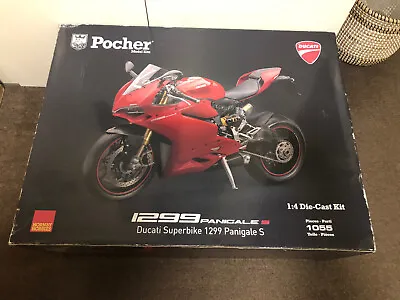 £1800 • Buy Pocher Ducati Superbike 1299 Panigale S - Red HK107 1:4 Model Kit